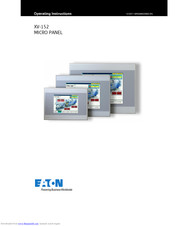 Eaton XV-152 Series Operating Instructions Manual