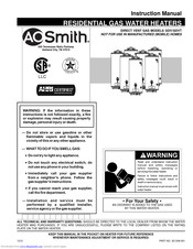 A.O. Smith GDVT Instruction Manual
