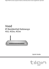 VooD 452 Quick Manual
