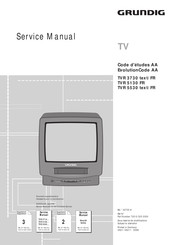 Grundig TVR 3730 TEXT/FR Service Manual