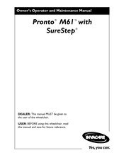 Pronto M61 Owner's Operator And Maintenance Manual