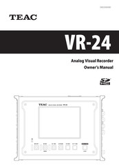 Teac VR-24 Owner's Manual