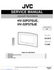 Jvc HV-32P37SUE Service Manual