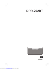 Sangean dpr-202bt User Manual