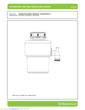 ROBINHOOD SEII750QA Installation And Operating Instructions Manual