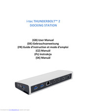 i-tec THUNDERBOLT 2 User Manual
