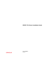 Oracle SPARC T5-4 Installation Manual