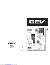 GEV LPL 14817 User Manual