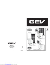 GEV LPL 14831 User Manual