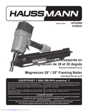 Haussmann HFN2890 Operating Manual