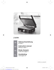 gourmetmaxx SLG5003-18 Instruction Manual
