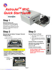 Astro Machine AstroJet M1C Quick Start Manual