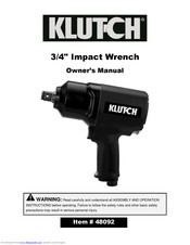 Klutch 48092 Owner's Manual