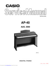 Casio Celviano AP-40 Service Manual