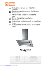 Franke Imagine FIM 1100 W XS WMC Instructions For Use And Installation