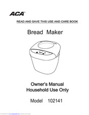 ACA 102141 Use And Care Book Manual