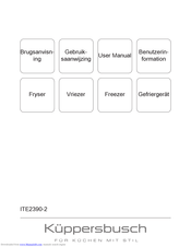 Küppersbusch ITE2390-2 User Manual