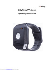 Disty distyNotruf pro Ascom Operating Instructions Manual