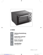 gourmetmaxx GF-1306 Instruction Manual