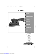 Facom V.260 Instructions Manual