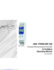 unbenutzt Neu ITRON DR100 frei programmierbarer Mikroprozessorregler JUMO 