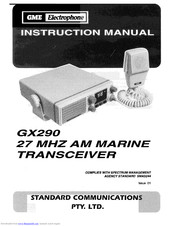 GME GX290 Instruction Manual