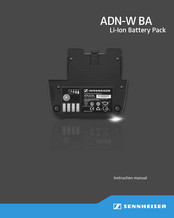 Sennheiser ADN-W BA Instruction Manual