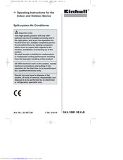 EINHELL SKA 3501 EQ C+H Operating Instructions Manual