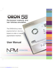 NPM ORON 58 User Manual