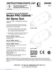 Graco PRO 5500wb Instructions-Parts List Manual
