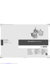 Bosch GMF 1400 CE Original Instructions Manual