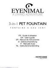 Num'axes 3-in-1 Pet Fountain User Manual