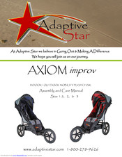 Adaptive AXIOM improv 3 Assembly, And Care Manual
