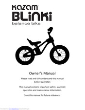 KaZAM blinki Owner's Manual