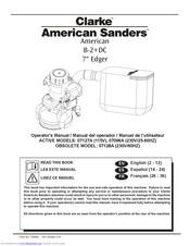 Clarke 07096A Operator's Manual