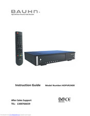 Bauhn HDPVR2400 Instruction Manual