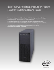 Intel P4000RP Quick Installation User's Manual