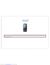 Wynncom W617 User Manual