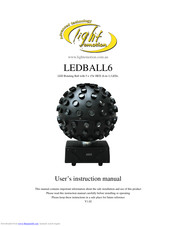 Light Emotion LEDBALL6 User Instruction Manual