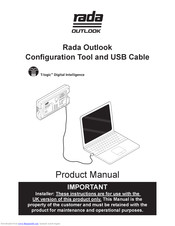 Kohler rada outlook Product Manual