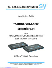 SY SY-HDBT-SLIM-100S Installation Manual