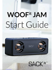 SACKit WOOFit JAM Start Manual
