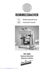 Rommelsbacher EKS 2000 Instruction Manual