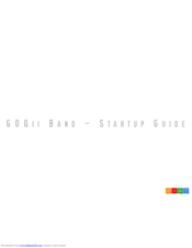GOQII GOQii Band Startup Manual
