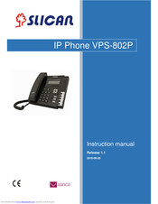 SLICAN VPS-802P Instruction Manual