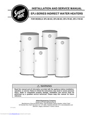 Super Hot EPJ-40-SC Installation And Service Manual