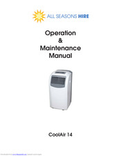 All Seasons Hire CoolAir 14 Operation & Maintenance Manual
