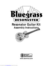 Stewart-MacDonald Bluegrass Resomaster Assembly Instructions Manual