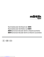 Marklin 60978 User Manual