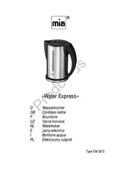 MIA EW 3672 Manual